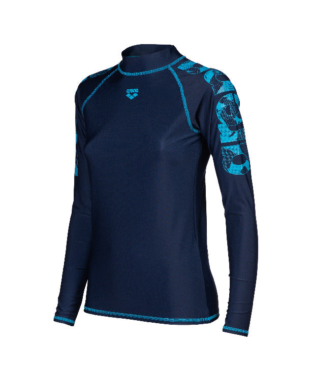 Women Arena Rash Vest Longsleeve Graphic