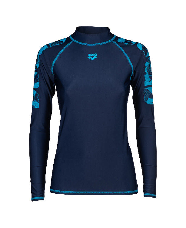 Women Arena Rash Vest Longsleeve Graphic