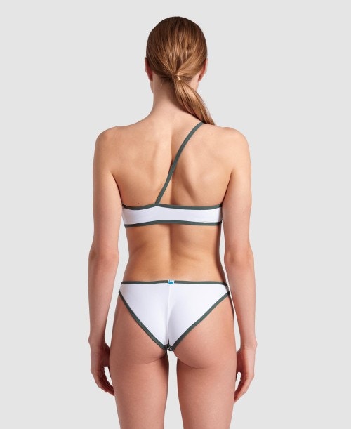 Women Arena Logo  Swimsuit Single Shoulder