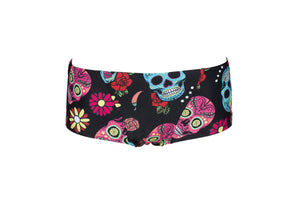 Men Crazy Skulls Carnival Low Waist Short