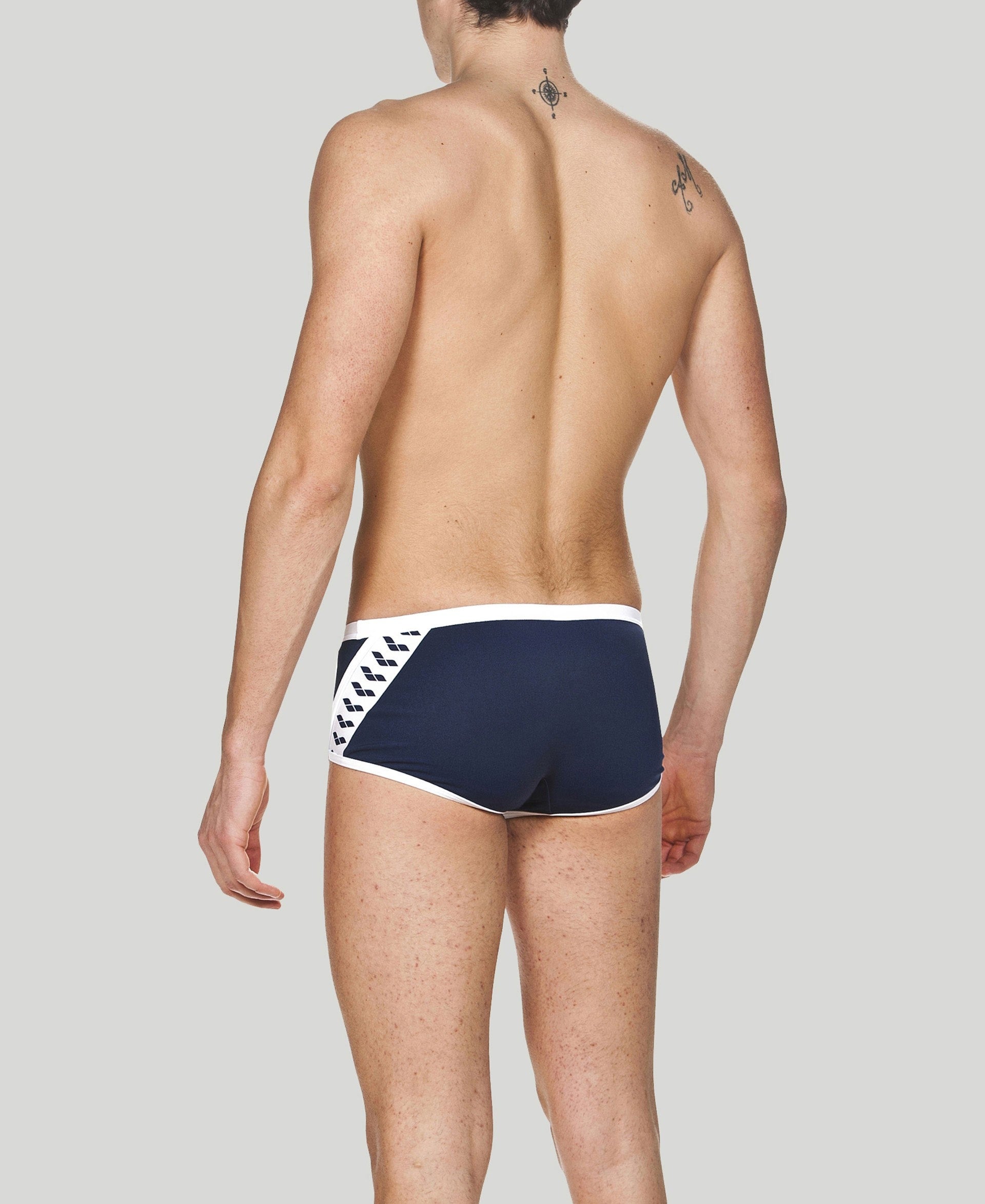 Men Team Stripe Low Waist Short