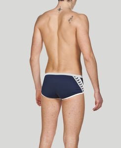 Men Team Stripe Low Waist Short