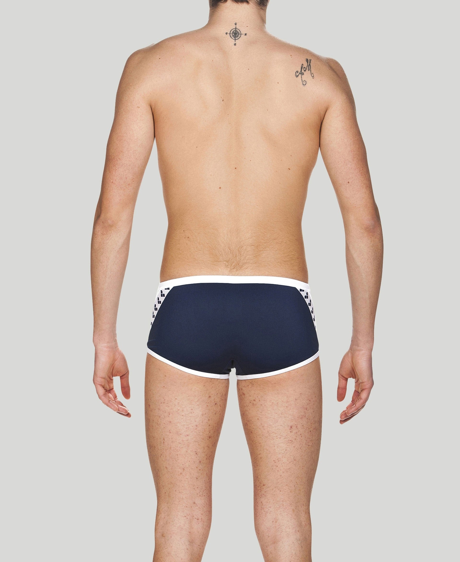 Men Team Stripe Low Waist Short