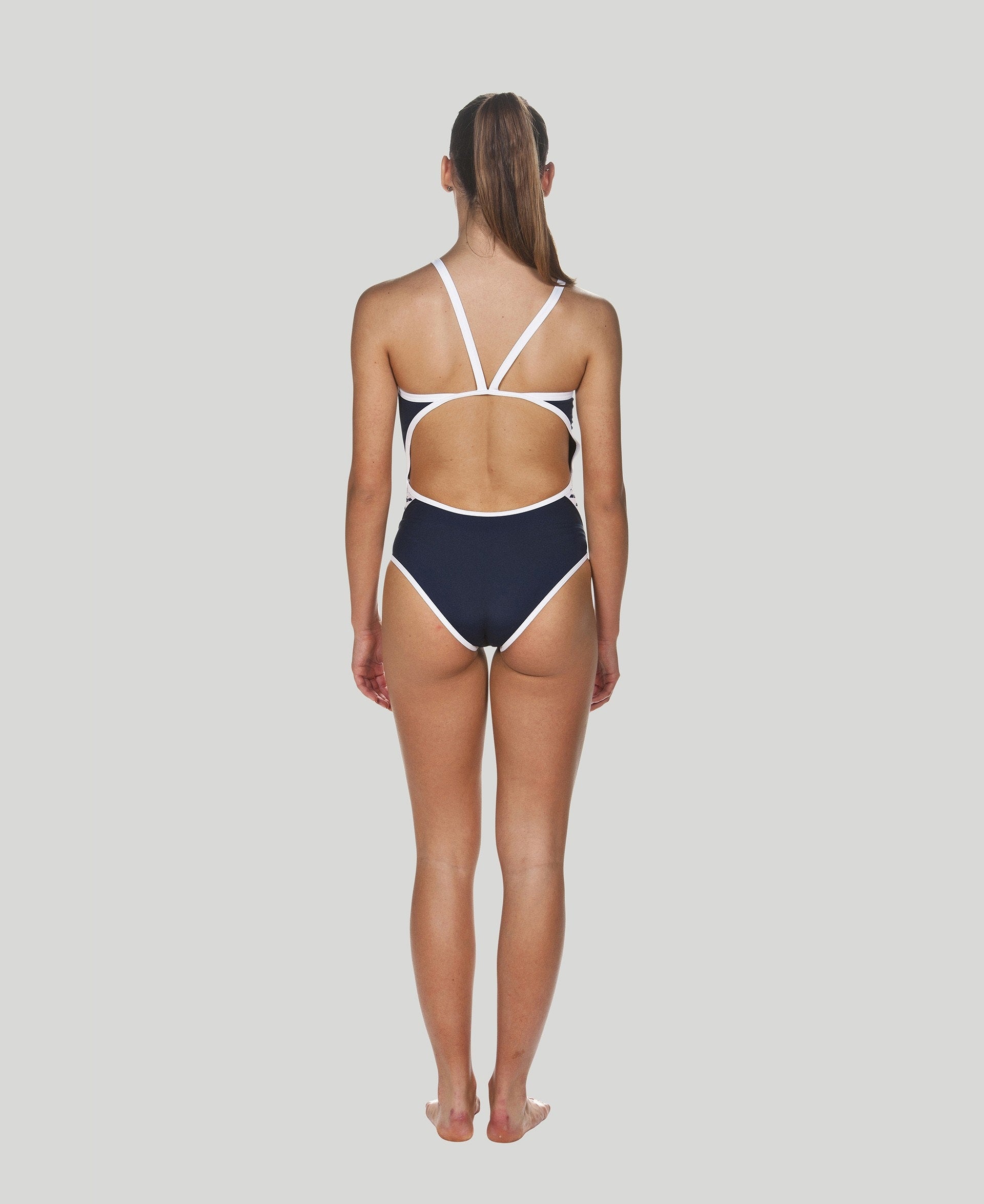 Women's team stripe super fly back one piece hotsell