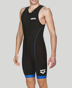 MEN TRI SUIT ST 2.0 FRONT ZIP BLACK NAVY