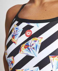 Women Crazy Diamonds Challenge Back One Piece