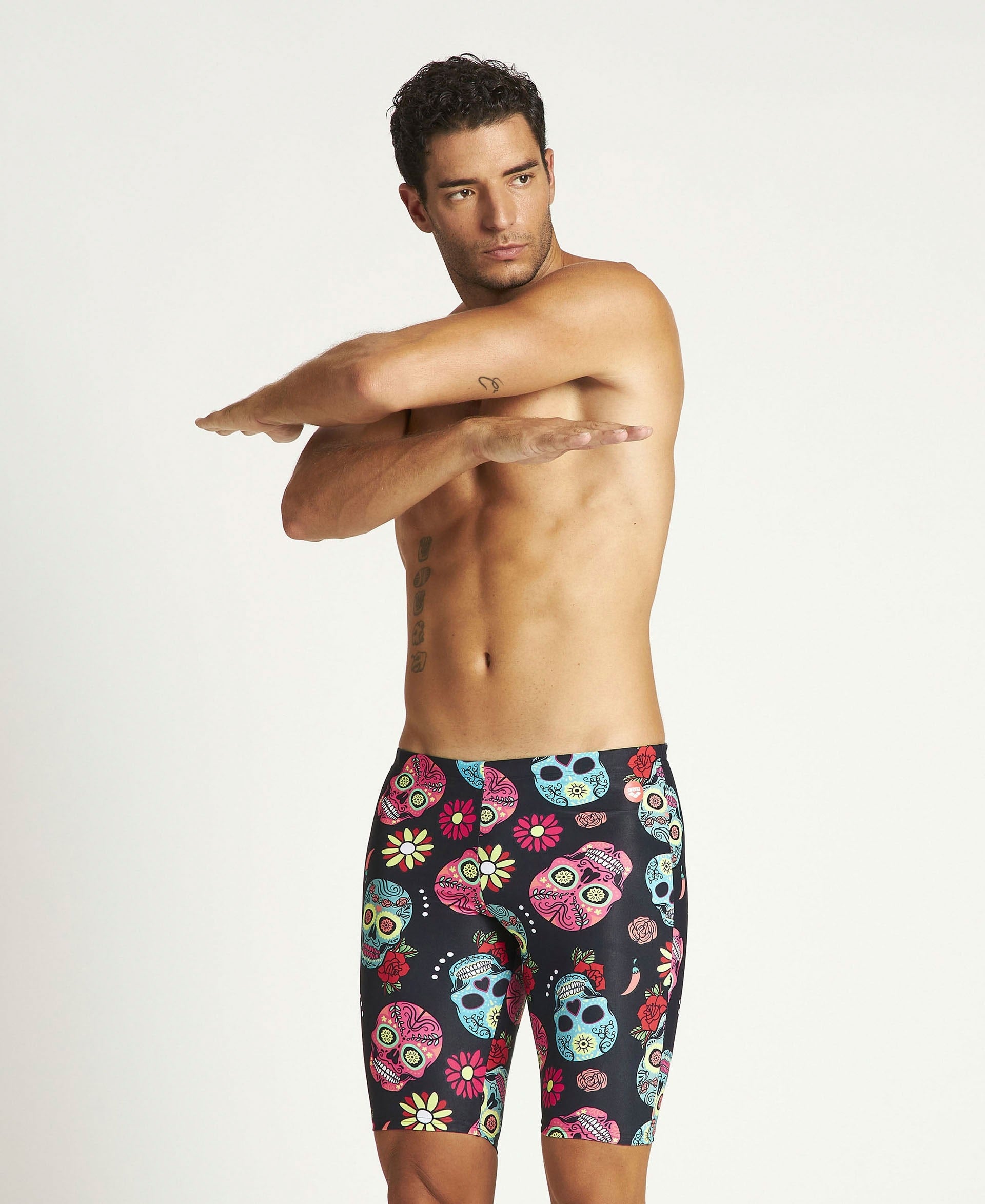 Men Crazy Skulls Carnival Jammer