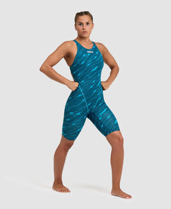 WOMEN POWERSKIN ST NEXT (LIMITED EDITION) OPEN BACK - CLEAN-SEA-BLUE - FINA APPROVED