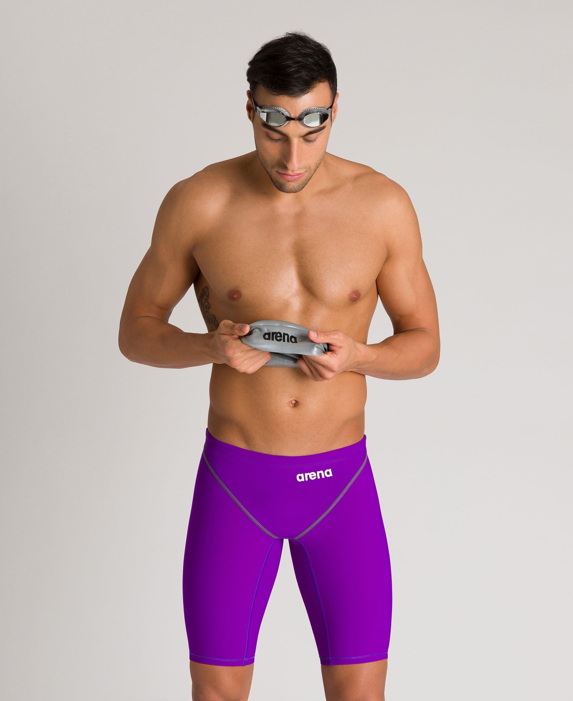 MEN POWERSKIN ST 2.0 JAMMER PURPLE – FINA APPROVED